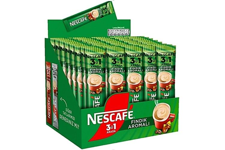 Kahve Nescafe 3ü1 Arada 17 Gr * 48 Fındık