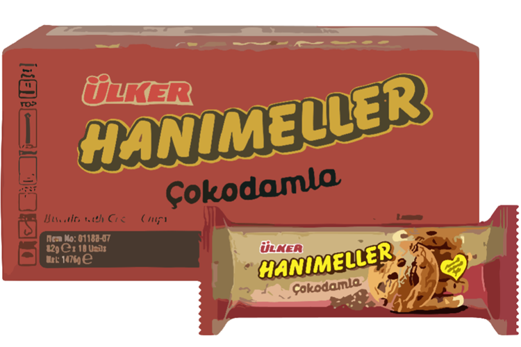 Ülker Hanımeller Çokodamla 82 Gr*18