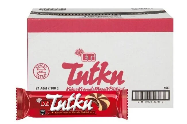 Eti Tutku Kakao Kremalı Biskküvi 100 Gr*24