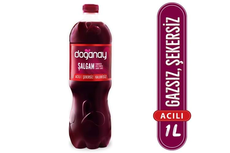 Doğanay Şalgam Suyu Acılı 1 Lt*12