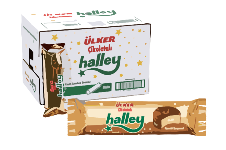 Ülker Halley 66 Gr*24 Çik.Kapl.Bisküvi
