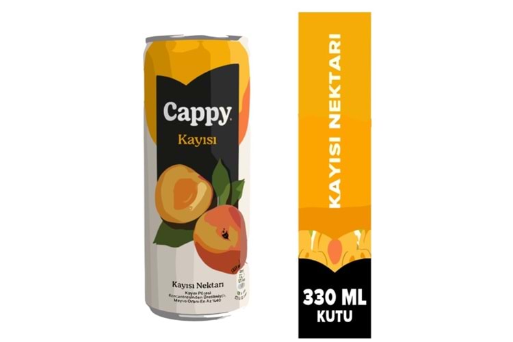 Cappy Meyve Suyu 330 Ml*12 Kayısı