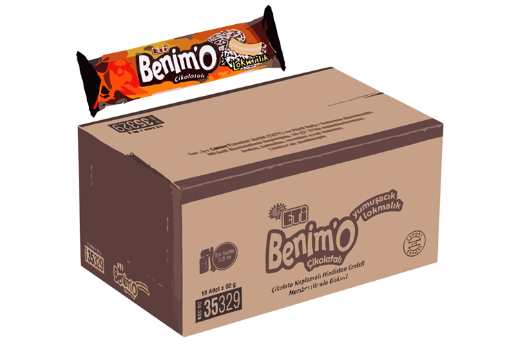 Eti Benimo Çikolatalı 80 Gr*18