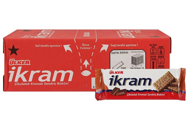Ülker İkram Çikolata Kremalı 84 Gr*24