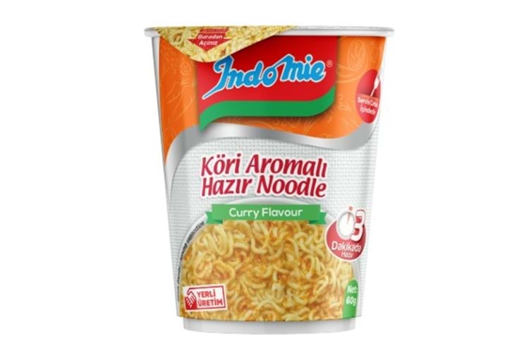 Indomie Noodle Bardak Körili 60 Gr*24