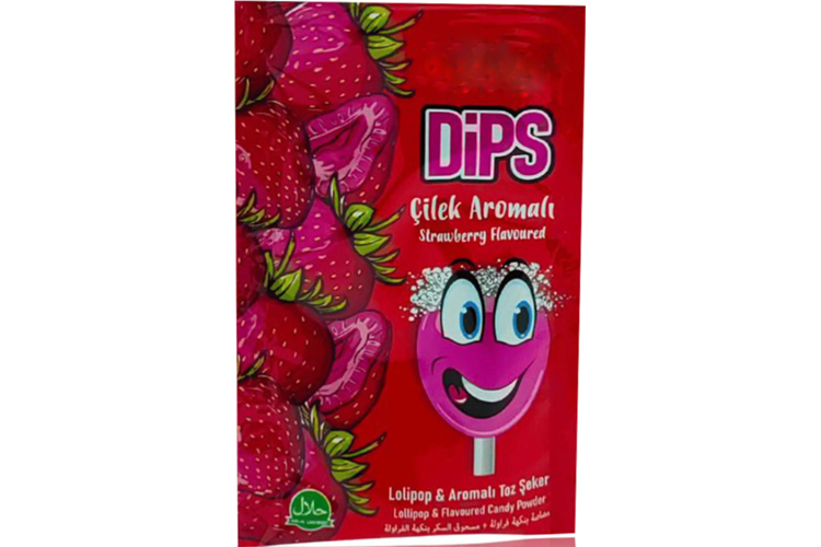 Kervan Akaş Dips Çilek Loli Pop 12 Gr*36