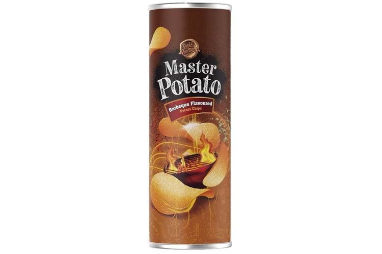 Master Potato Cips Barbeque Flavoured 160 Gr*14