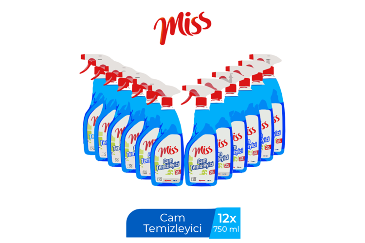 Miss Cam Temizleyici 750 Ml*12 Ana Stok