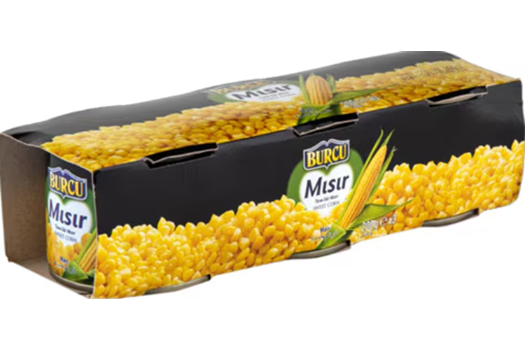 Konserve Burcu Mısır 3x200 Gr*16