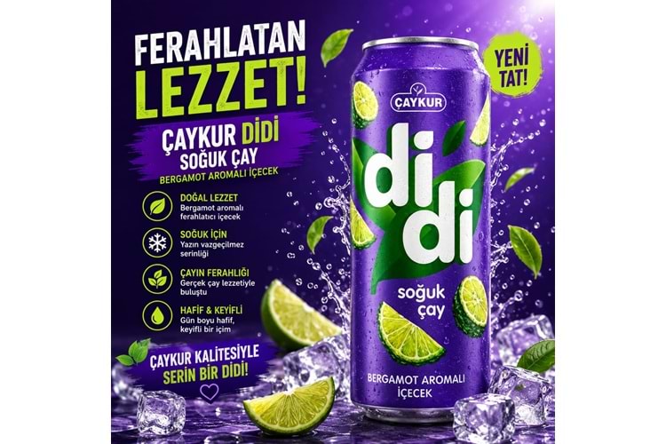 Didi Soğuk Çay 500 Ml *12 Bergamot