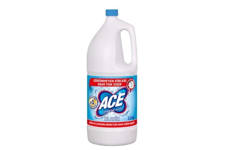 Çamaşır Suyu 2 Lt*10 Ace Klasik
