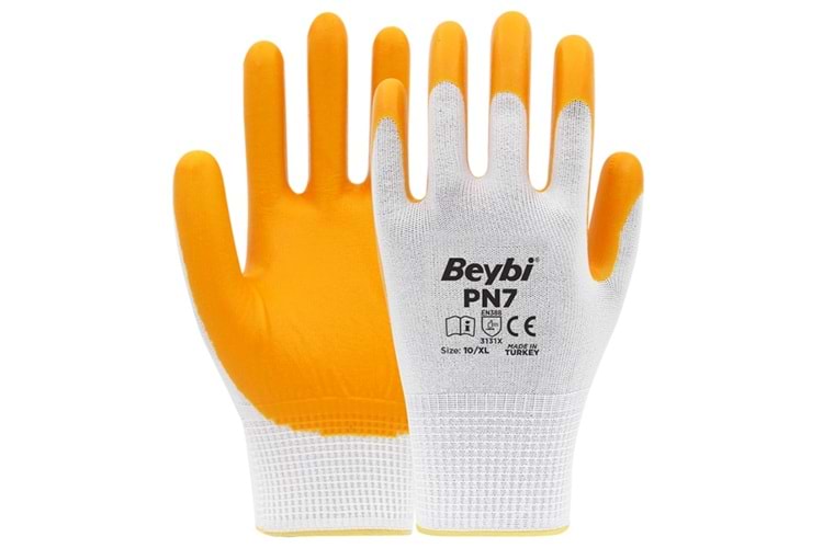 Beybi Eldiven İşçi Bez Sarı * 12 Pn7