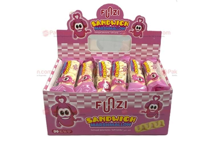 Kervan Funzi Sandwıch Marshmallow 13 Gr*30
