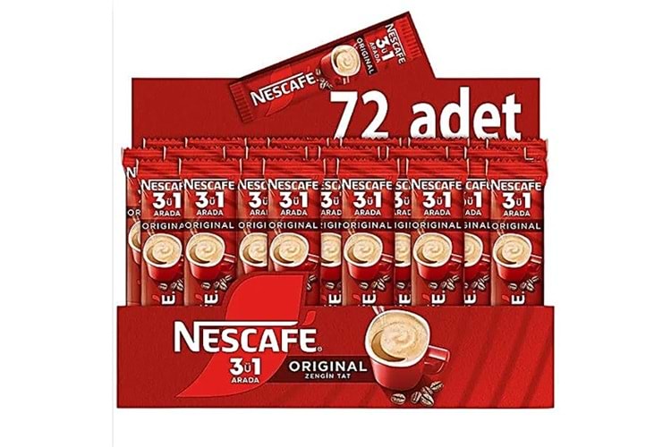 Kahve Nescafe 3ü1 Arada 17 Gr * 72 Orıgınal