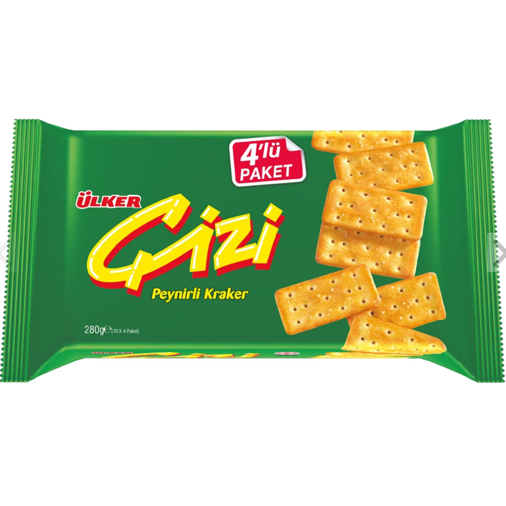 Ülker Çizi Peynirli 4 lü Paket 280 Gr*12