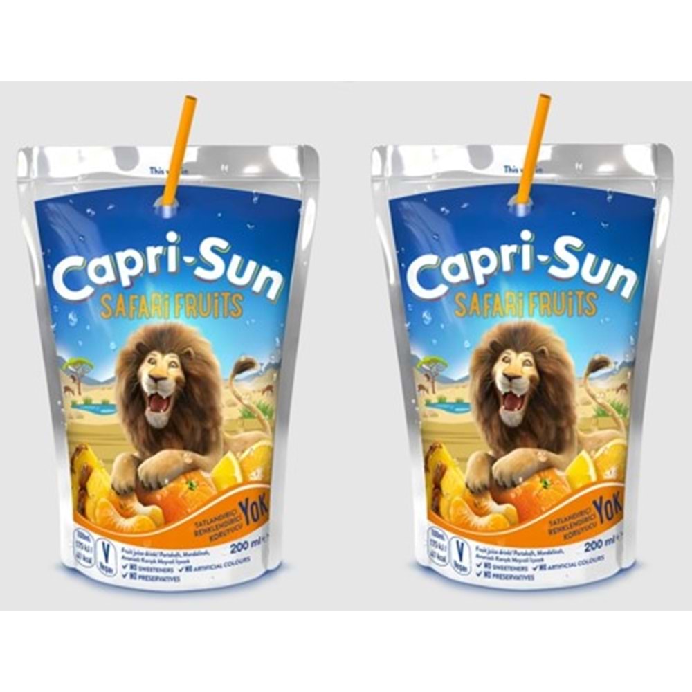 Capri-Sun Meyve Suyu 200 Ml*20 Safari