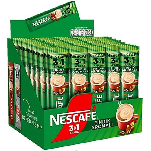 Kahve Nescafe 3ü1 Arada 17 Gr * 48 Fındık