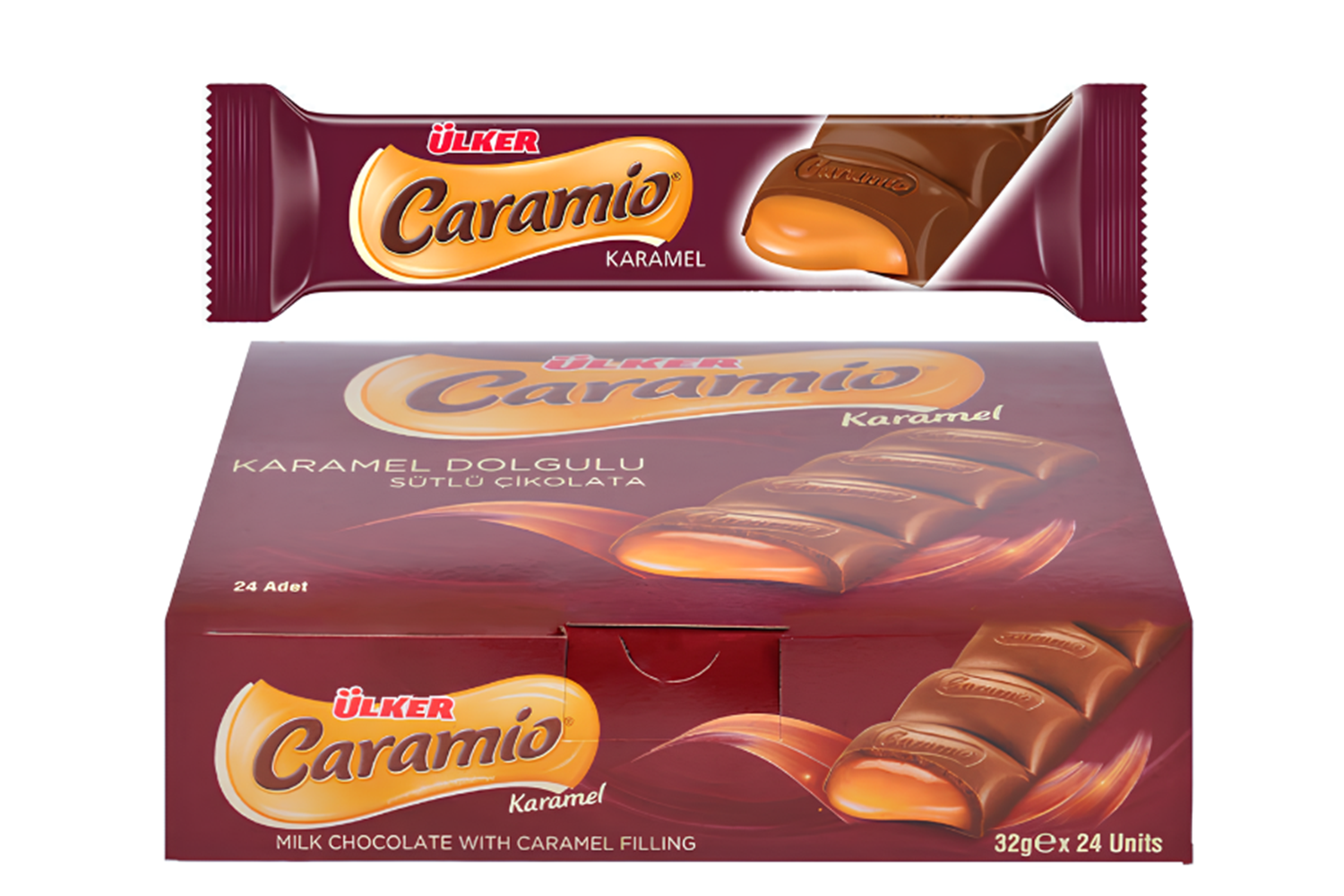 Ülker Çikolata Caramio Karamel 32 Gr*24