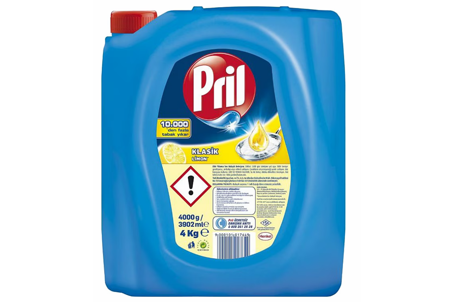 Bulaşık Deterjanı Pril Sıvı 4 Kg*4