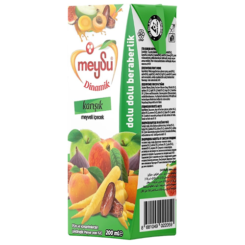 Meysu Meyve Suyu 200 Ml*27 Karışık