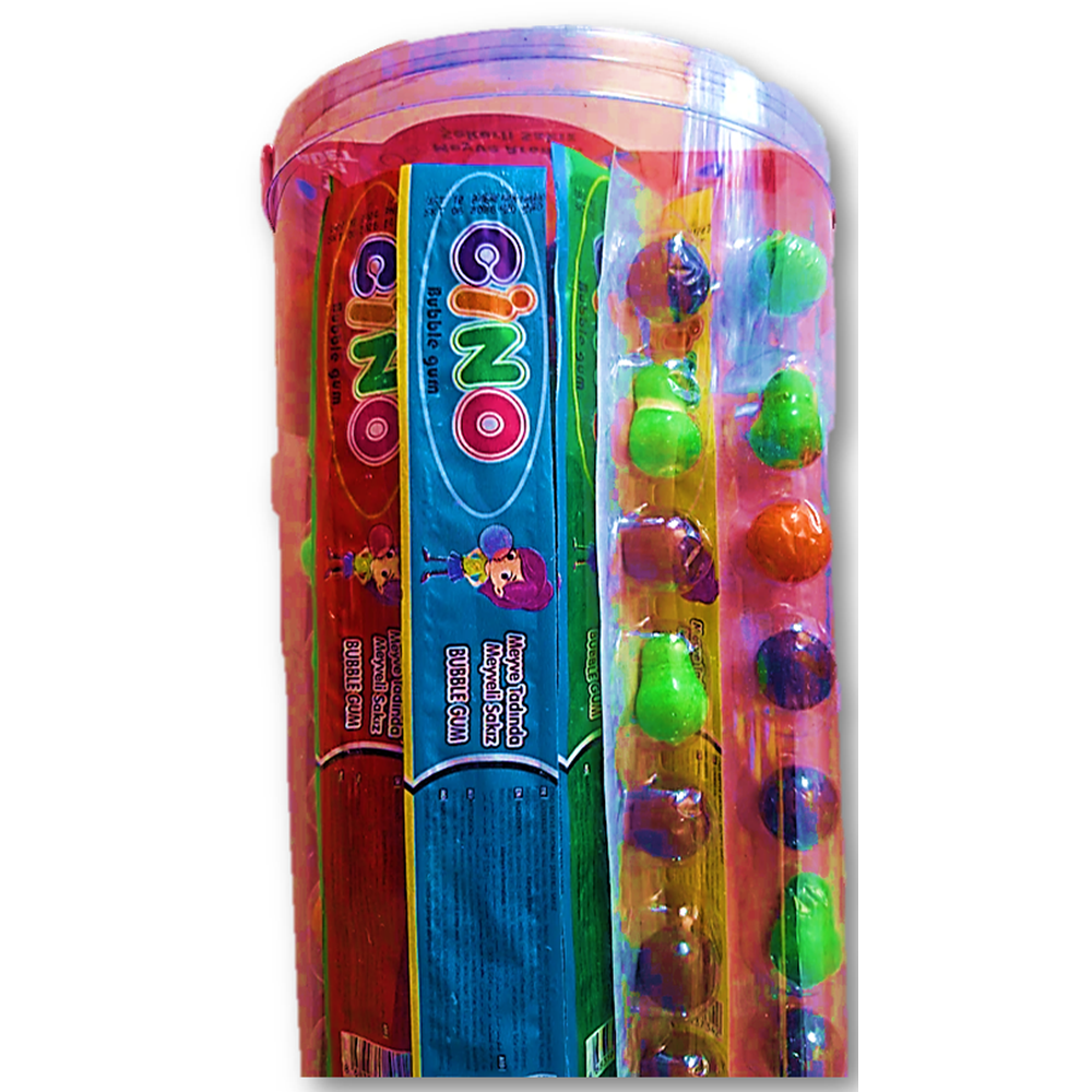 Sakız Cino Bubble Gum Şerit Meyveli 20 Gr*24