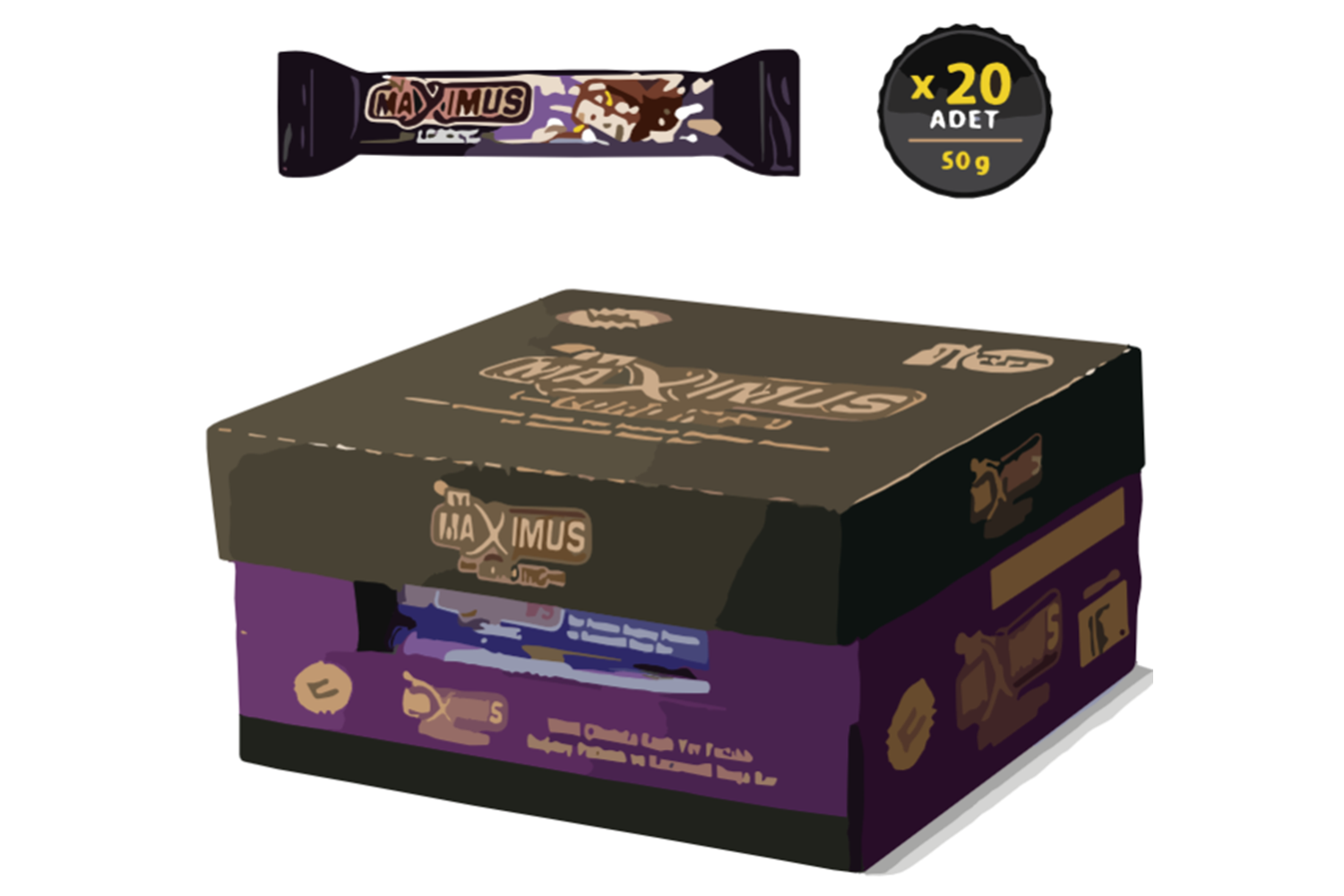 Eti Maximus Loadıng 50 Gr*20