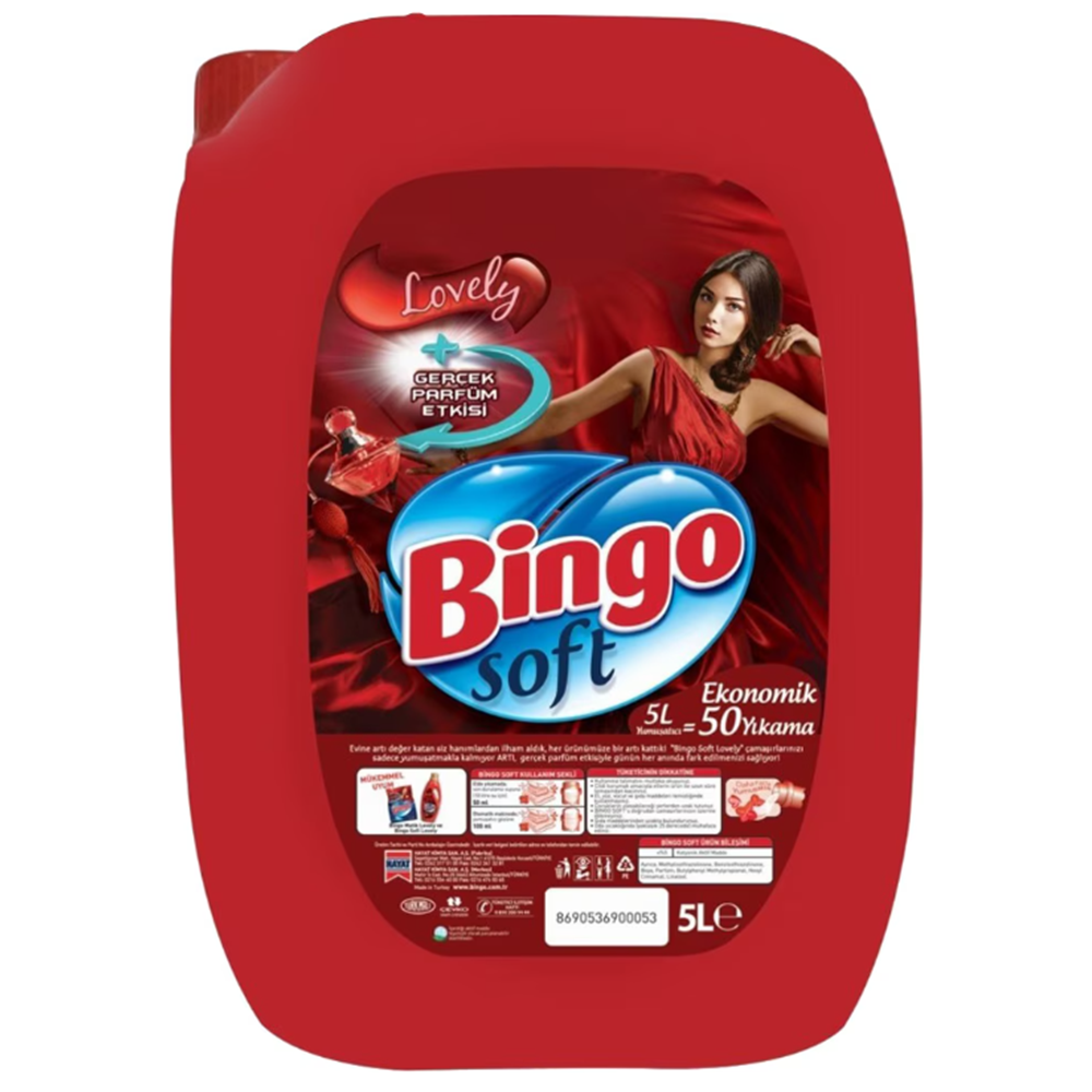 Yumuşatıcı Bingo 5 Lt*4 Lovely