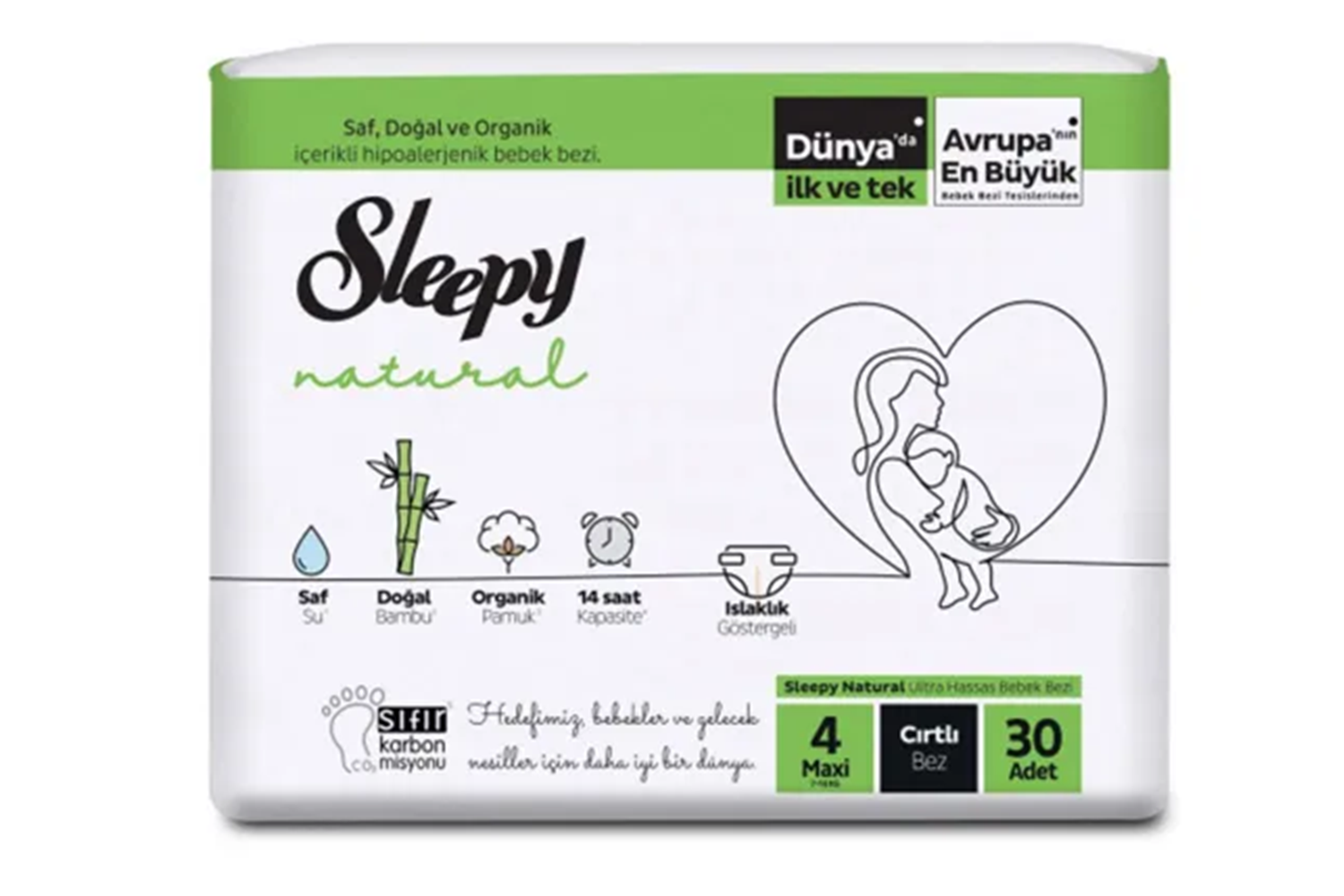 Sleepy Çocuk Bezi Ikili Jumbo 4 Numara*4