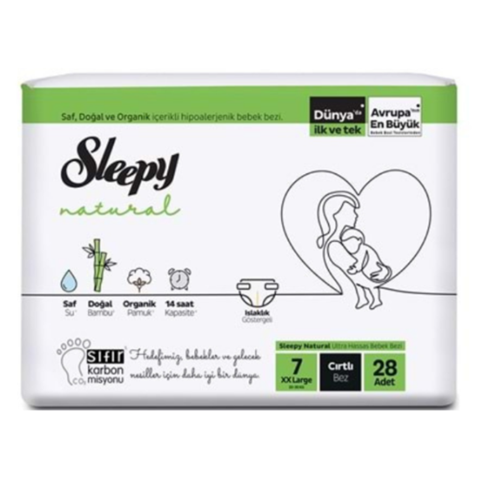 Sleepy Çocuk Bezi Ikili Jumbo 7 Numara*4
