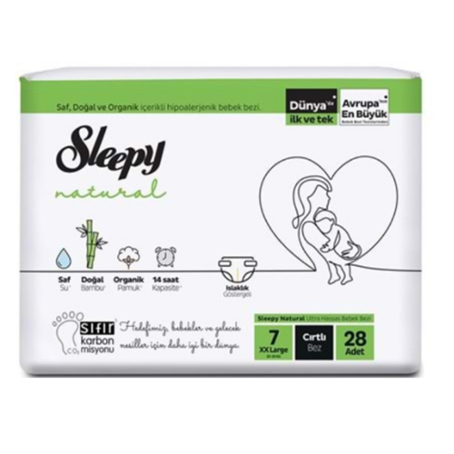 Sleepy Çocuk Bezi Ikili Jumbo 7 Numara*4