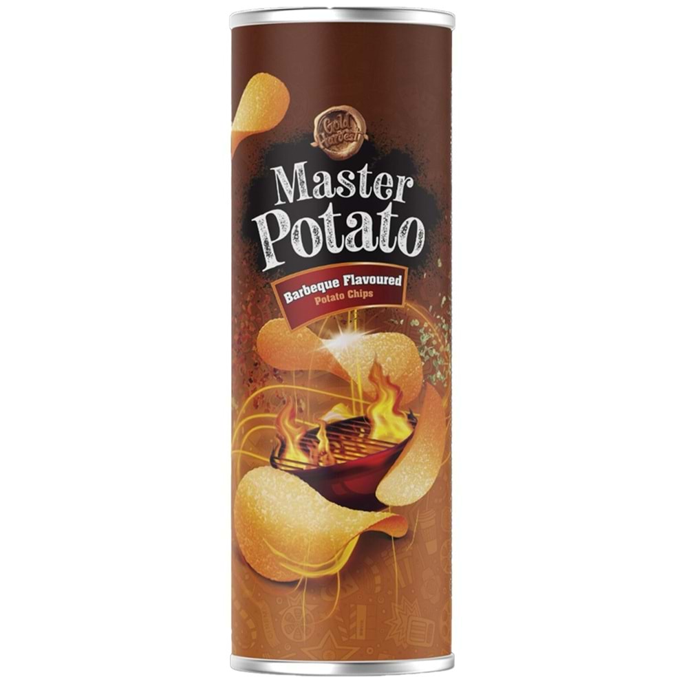 Master Potato Cips Barbeque Flavoured 160 Gr*14