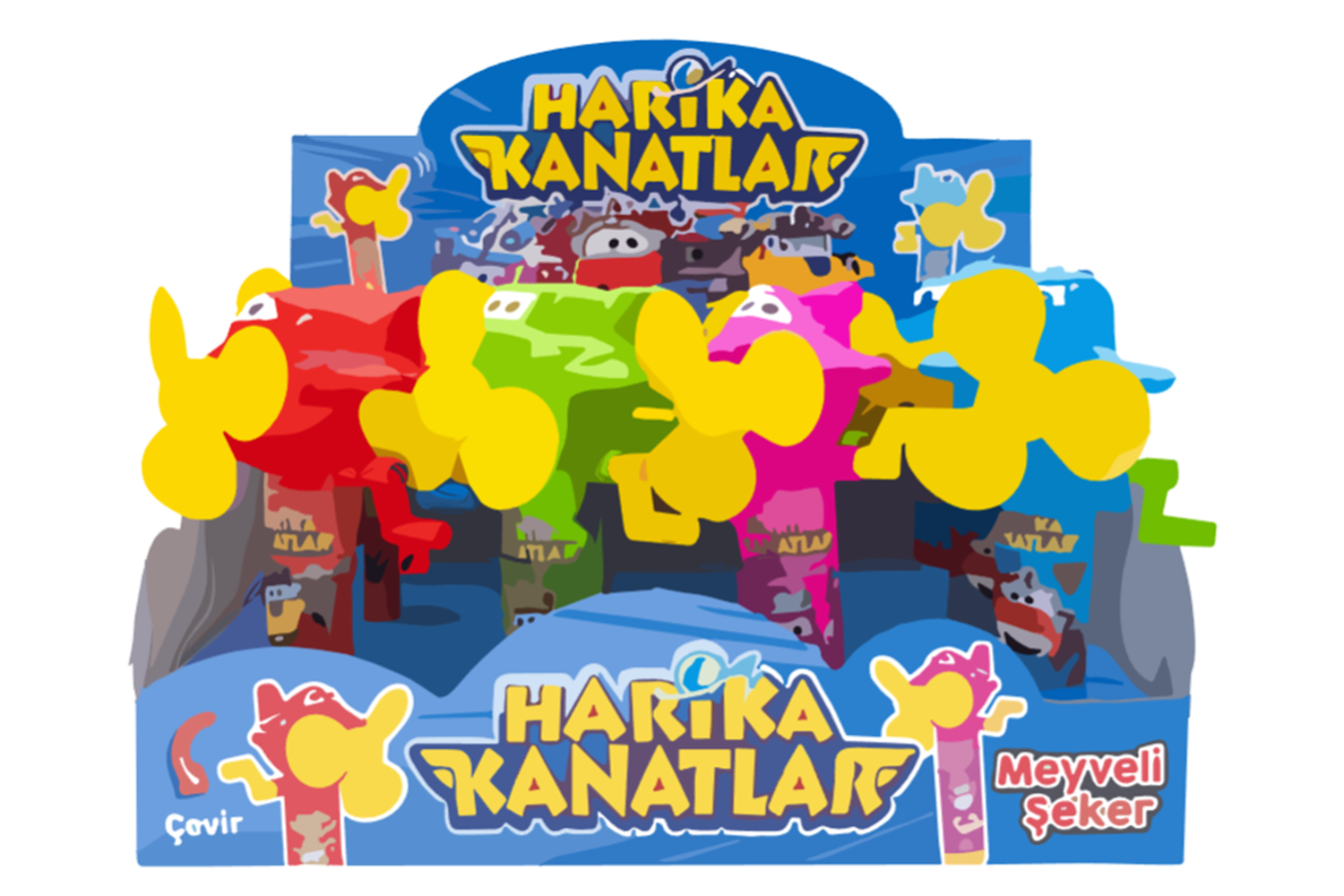 Kervan Fenomen Harika Kanatkar Oyuncaklı Şeker *12