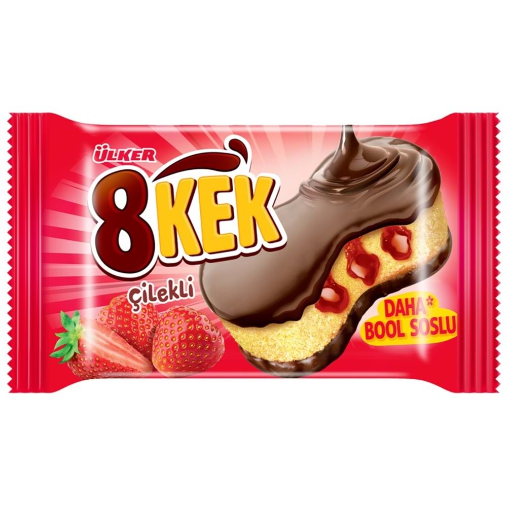 Ülker Dankek 8 Kek Çilek 55 Gr*24