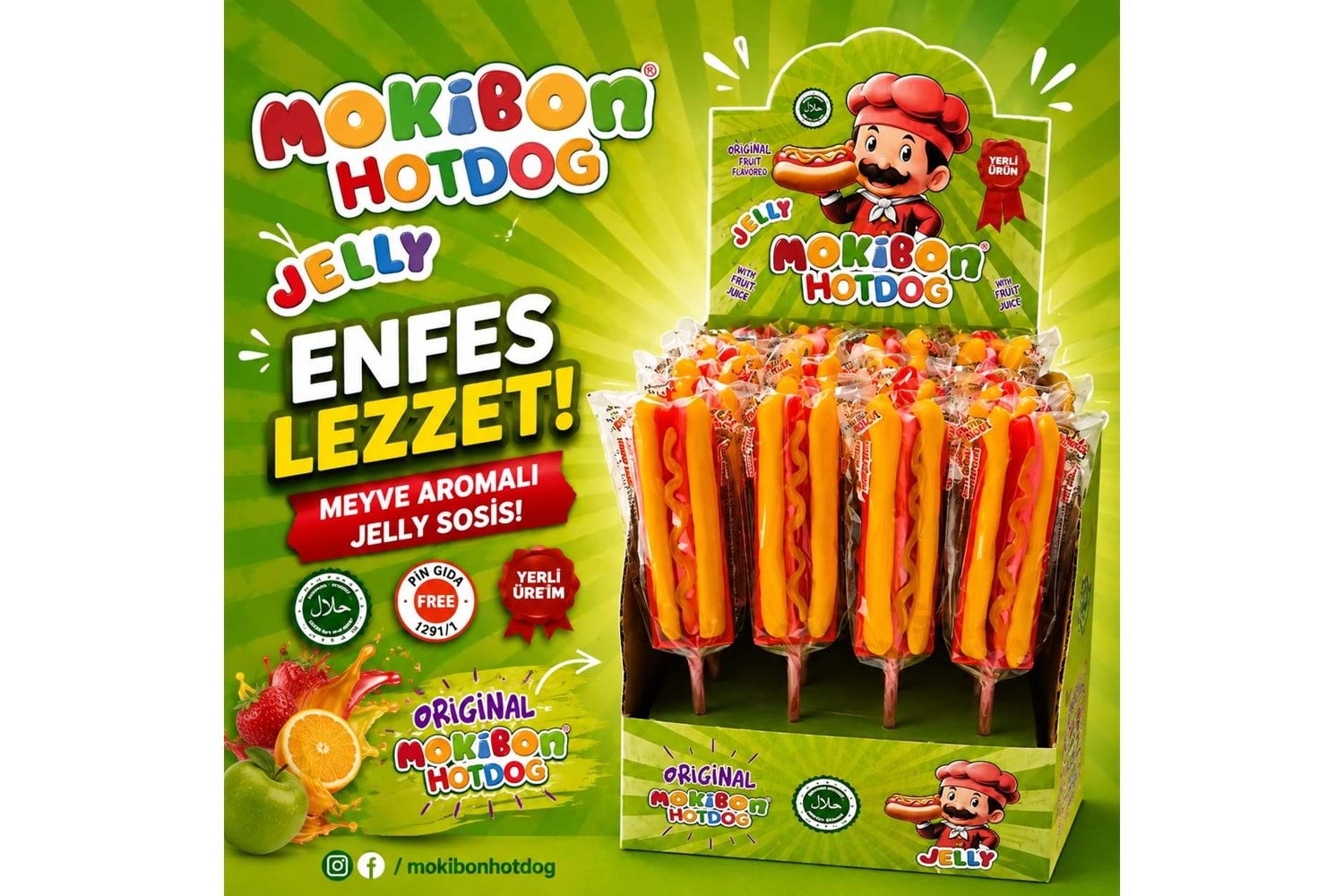 Jelibon Mokibon Sosis 35 Gr*24