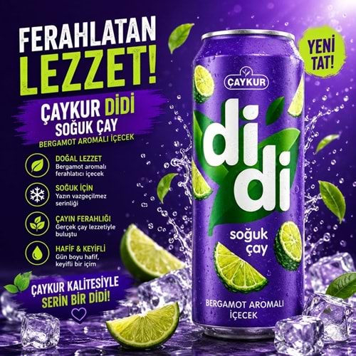 Didi Soğuk Çay 500 Ml *12 Bergamot