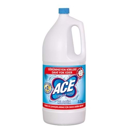 Çamaşır Suyu 2 Lt*10 Ace Klasik