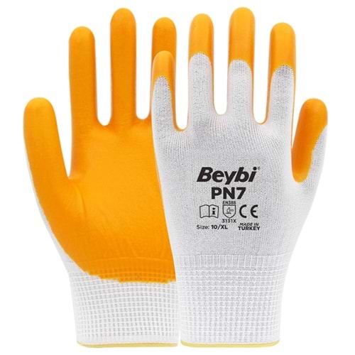 Beybi Eldiven İşçi Bez Sarı * 12 Pn7