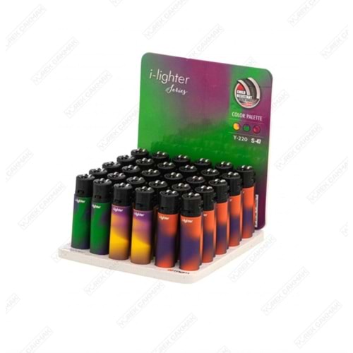 İ-Lighter Soft Y-220 Çarklı Çakmak*30