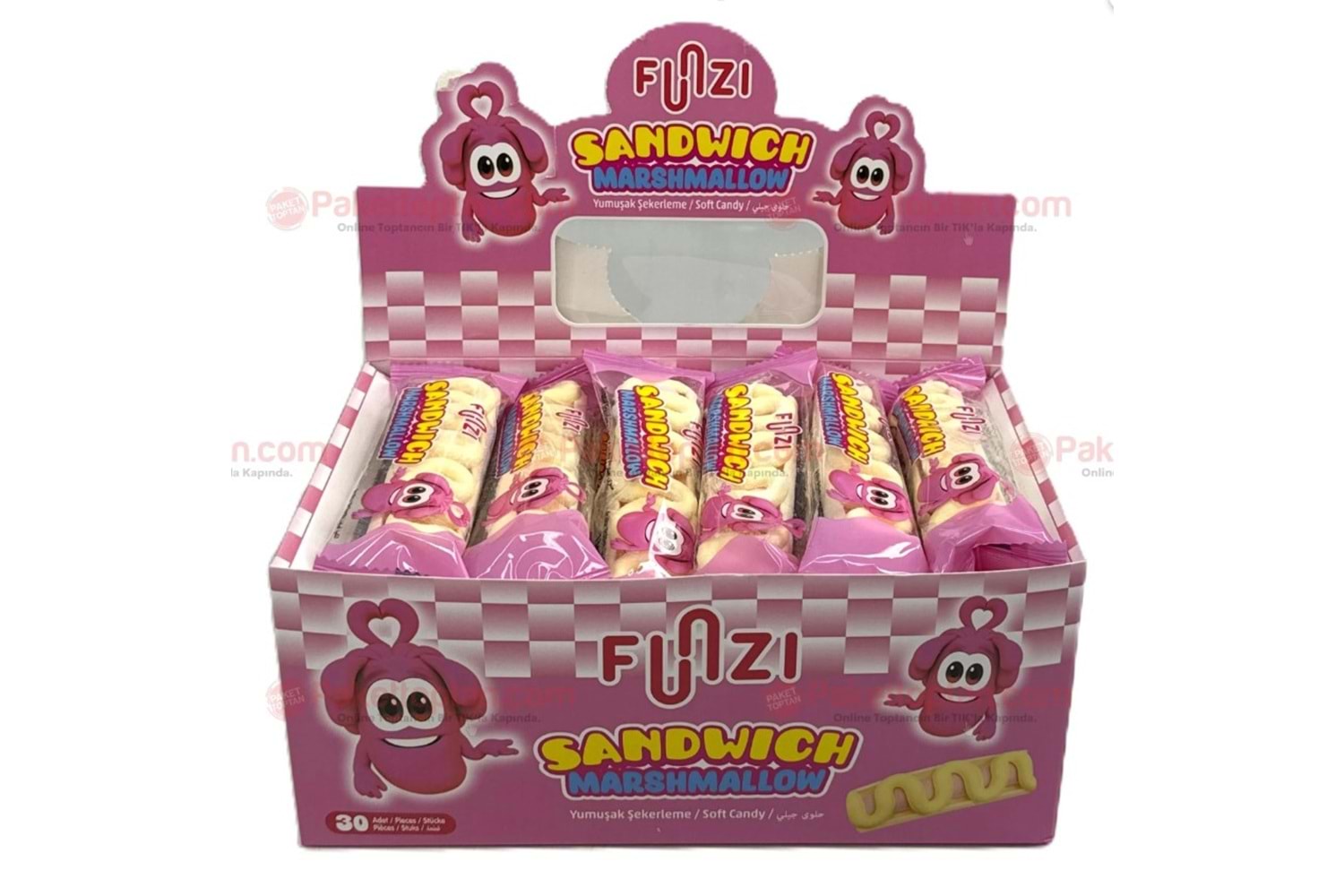 Kervan Funzi Sandwıch Marshmallow 13 Gr*30