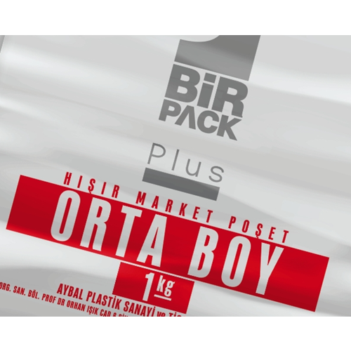 Poşet Birpack Adetli Hışır Orta Boy *10