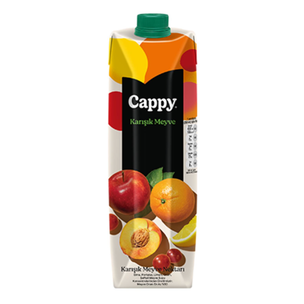 Cappy Meyve Suyu 1,00 Lt*12 Karışık