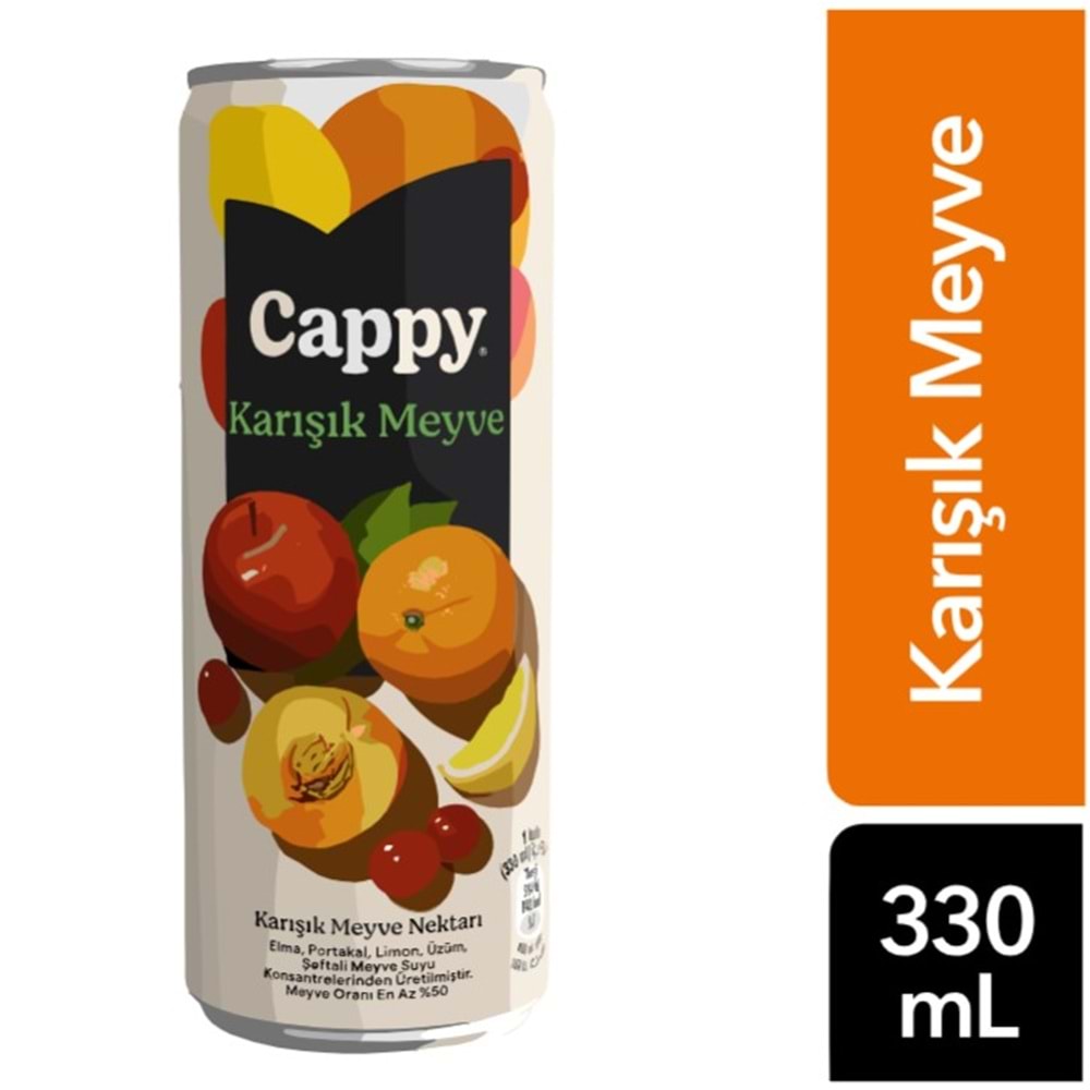 Cappy Meyve Suyu 330 Ml*12 Karışık